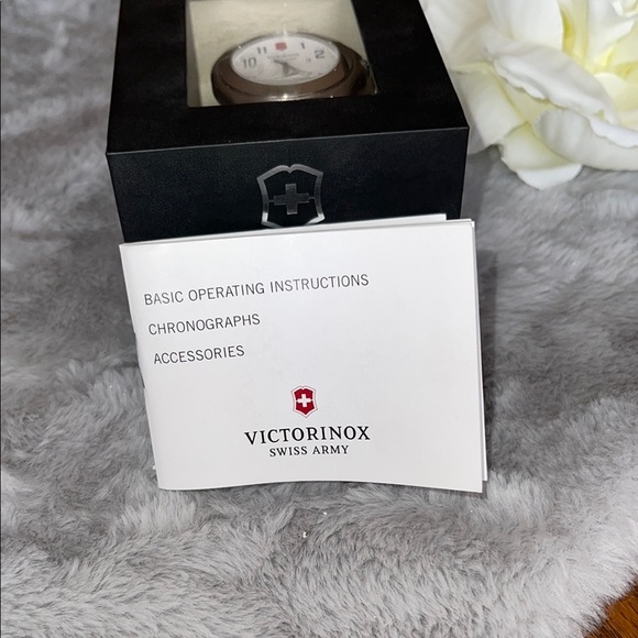 Victorinox Silver and Gold Elegant Chronograph Watch - Picture 10 of 10